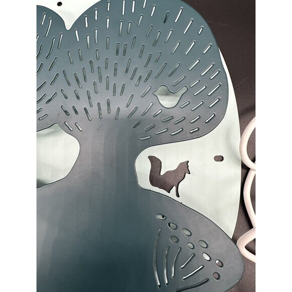 Fox Lamp IKEA DUGGREGN LED Children Nursery Wall Mount Forest Woodland Turquoise - Picture 4 of 11